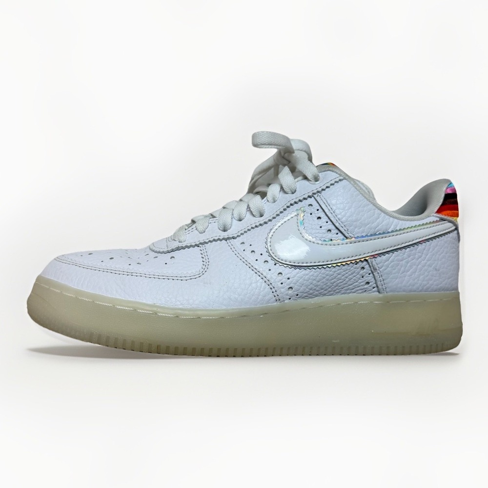 Men's 2020 Nike Air Force 1 "Be True" Pride Low Top Sneakers CV0258-100 Size 9
